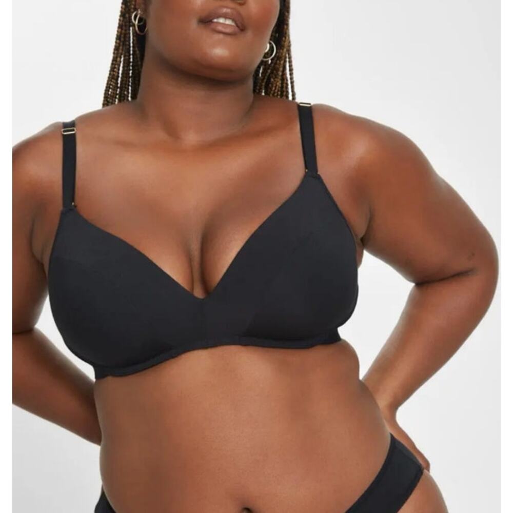 Lively Black All Day No Wire Push Up Bra Women's 34C